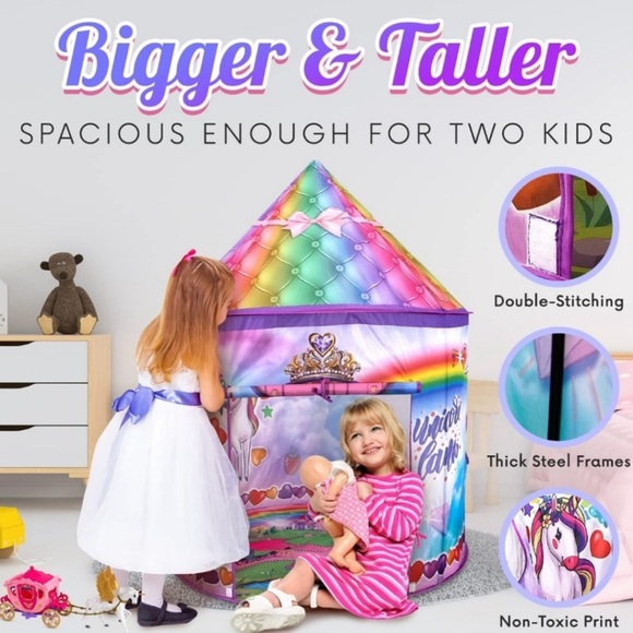 ⚡️NEW!Unicorn Pop Up Kids Tent - Picture 2 of 2